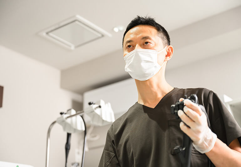 経鼻内視鏡にも対応（胃カメラ）